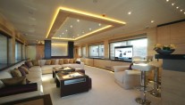 Main salon on board of yacht Tatiana by Bilgin Yachts 